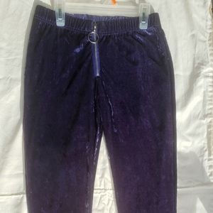 Purple Zip-Up Bell Bottoms